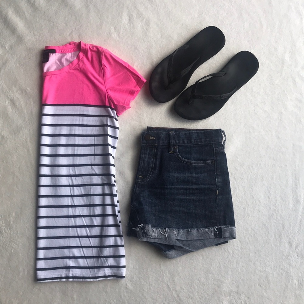 F21 striped tee